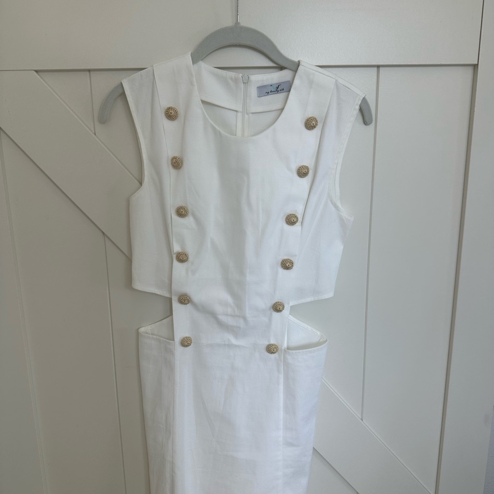 My Beachy Side “Marin” Mini Dress – White (Size S) - Picture 2 of 6